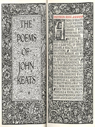 10 The Poems of John Keats. John KELMSCOTT PRESS / Keats