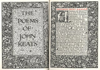 10 The Poems of John Keats. John KELMSCOTT PRESS / Keats