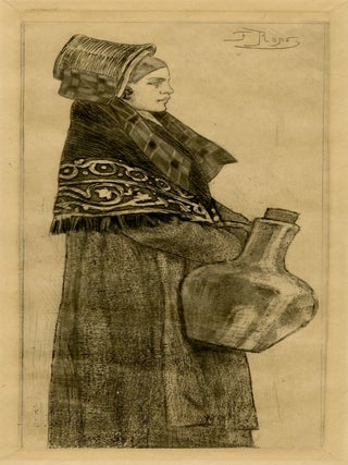 1027 Laitière flamande. Félicien Rops