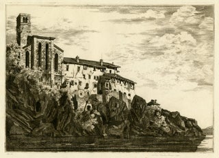 1033 The Church of St. Francis and the Natizone; Cividale. John Taylor Arms