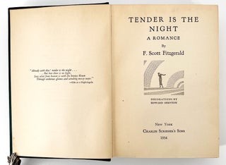 1063 Tender is the Night. F. Scott Fitzgerald