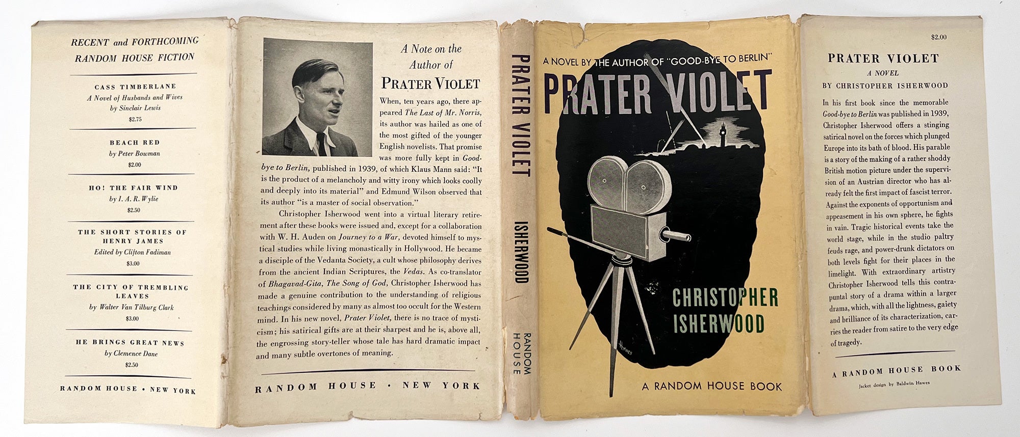 Prater Violet | Christopher Isherwood | First Edition, First Printing