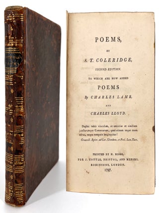 1071 Poems; To which are now added Poems by Charles Lamb and Charles Lloyd. Samuel Taylor...