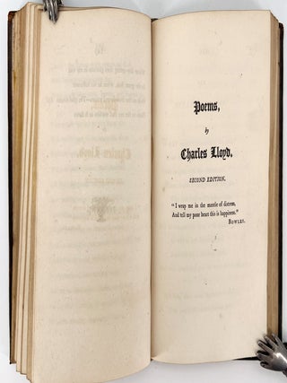 Poems; To which are now added Poems by Charles Lamb and Charles Lloyd
