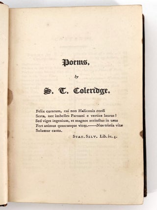 Poems; To which are now added Poems by Charles Lamb and Charles Lloyd