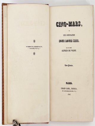 Cinq-Mars; ou une conjuration sous Louis XIII