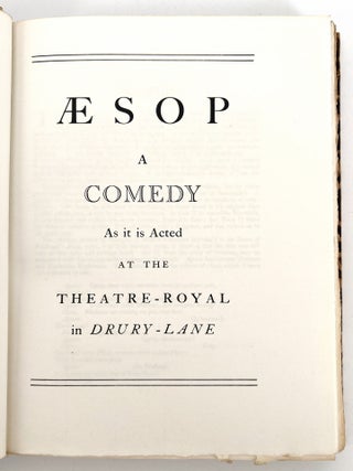 The Complete Works of Sir John Vanbrugh; The plays edited by Bonamy Dobrée + The letters edited by Geoffrey Webb.