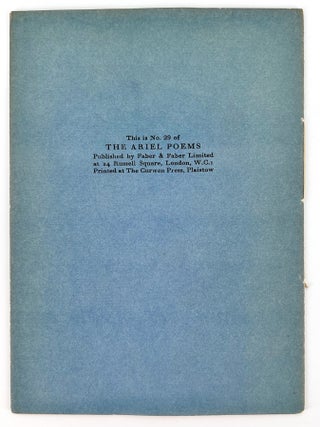 Marina; Drawings by E. McKnight Kauffer