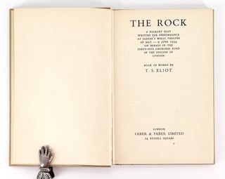 The Rock; A Pageant Play Written for Performance on Behalf of the Forty-Five Churches Fund of the Diocese of London