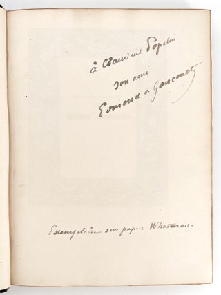 Sophie Arnould d'après sa correspondance et ses mémoires inédits, par Ed. et J. de Goncourt