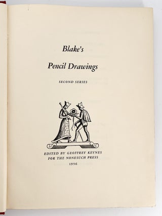 Blake's Pencil Drawings; Second Series
