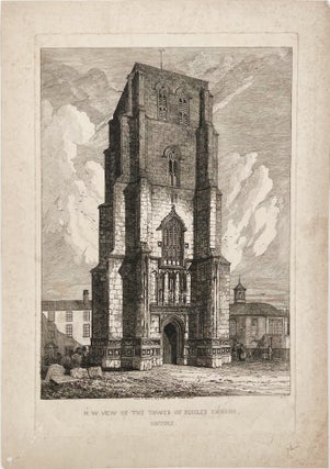 N.W. View Of The Tower of Beccles Church, Suffolk