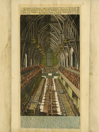 A Prospect of the Inside of Westminster Hall; The Grand Coronation Banquet of King George IV at Westminster Hall, 17 July 1821