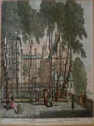 1224 View of Fountain Court, Middle Temple, City of London. Henry Fletcher