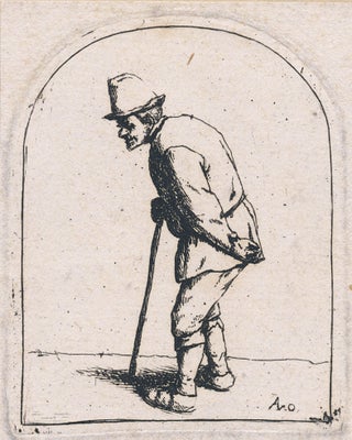 123 Peasant with a Crooked Back. Adriaen van Ostade