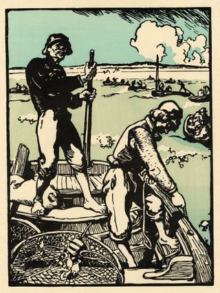 1232 Loups de Mer (shrimpers). Auguste Lepère