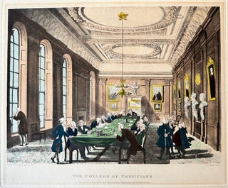 1235 College of Physicians, from Ackermann's "Microcosm of London." Augustus Charles Pugin,...