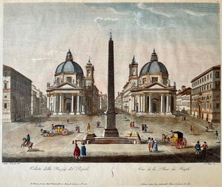 1239 Veduta della Piazza del Popolo. Pietro Ruga, after Luigi Magozza