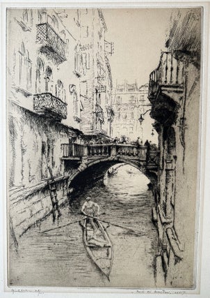 1241 Ponte dei Baratteri, Venice. Edgar Chahine