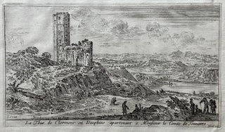 1253 Le Tour de Clermont en Dauphine apartenant a Monsieur de Tonnerre. Israel Silvestre