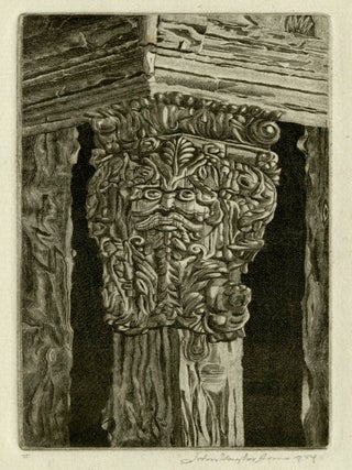 1260 Corbel on Gate House, Stokesay Castle; Shropshire Corbel. John Taylor Arms