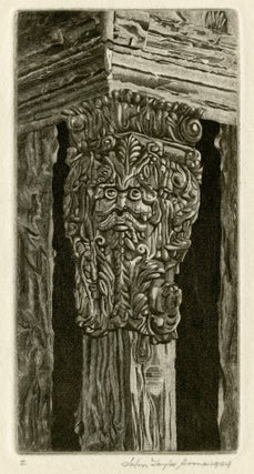 1261 Corbel on Gate House, Stokesay Castle; Shropshire Corbel. John Taylor Arms