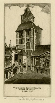 1262 Thirteenth Century Belfry; Hôtel De Ville, Abbeville. John Taylor Arms