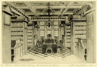 1268 The Grolier Club Library (Sketch). John Taylor Arms