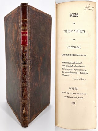 1275 Poems on Various Subjects. Samuel Taylor Coleridge