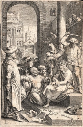 131 Christ Crowned with Thorns, from The Passion of Christ. Hendrik Goltzius, after