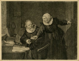 1321 The Ship Builder and His Wife. Johannes Pieter de Frey, after Rembrandt