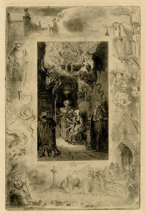 1345 Le Curé de Cucignan. Félix Hilaire Buhot