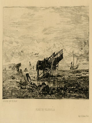 1348 Plage de Villerville. Charles François Daubigny