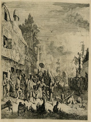 1351 The Large Village Fair. Cornelis Dusart, after