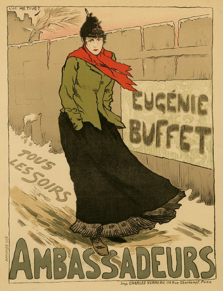 1352 Ambassadeurs, Eugenie Buffet. Lucien-Marie-Fran&ccedil;ois M&eacute;tivet.