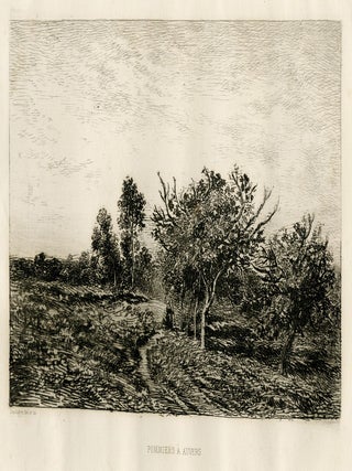 1354 Pommiers à Auvers. Charles François Daubigny
