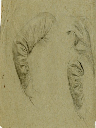 1371 Studies of arms in draped sleeves. Francesco Salvatore Fontebasso
