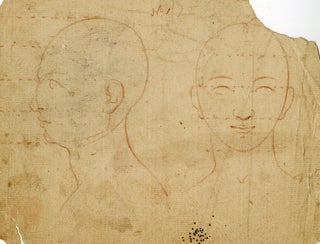 1372 Studio di volto (Study of a boy's face, front and side view). Florentine School 18th century