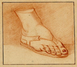 1375 Studio di piede (study of foot). Florentine School 18th century