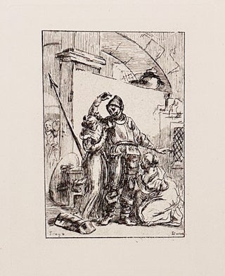 1383 Don Quixote. Baron Dominique Vivant Denon, after Jean-Honoré Fragonard