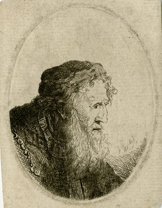1397 Old man with a long beard and cap. Ferdinand Bol, after Rembrandt, copy