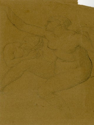 1401 Neoclassical study of two female figures. Joseph Louis Hippolyte Bellangé, attributed to