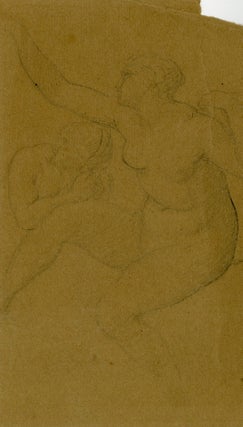 1401 Neoclassical study of two female figures. Joseph Louis Hippolyte Bellangé, attributed to