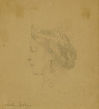 1412 Portrait of Lady Sydney (Mitford) Bowles; Baronness Redesdale. George Housman Thomas,...