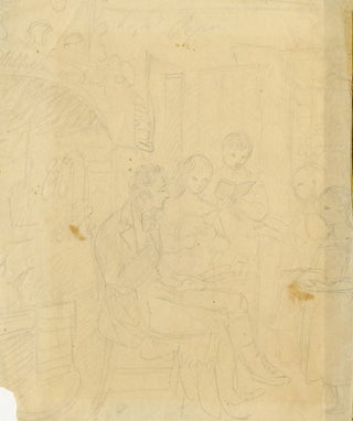 1417 Children practicing hymns. Maria Tuke Sainsbury, attributed to