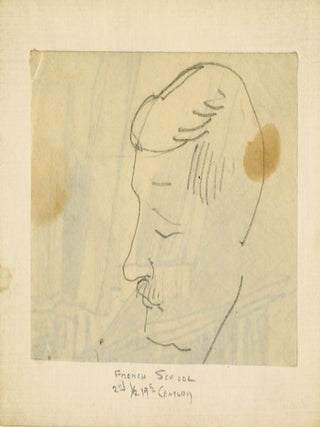 Profile of a moustached man