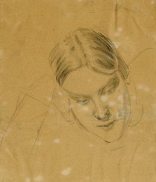 1430 Study of a woman in repose. Russian School