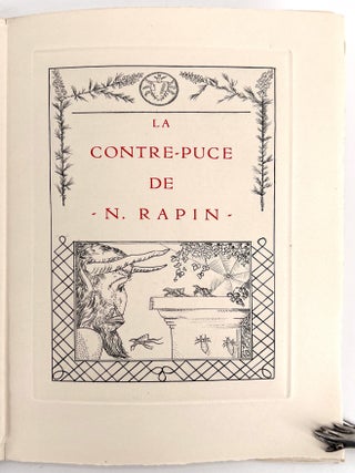 La Puce de Madame Des Roches; ou Jeux poétiques composés aux grands jours de Poitiers , l'an MDLXXIX , par Catherine des Roches