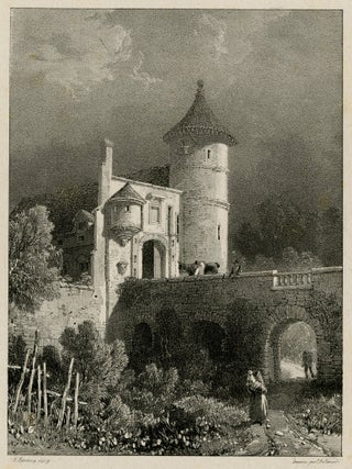 1465 Vue de Chateau de Frasne; Franche Comté. James Duffield Harding