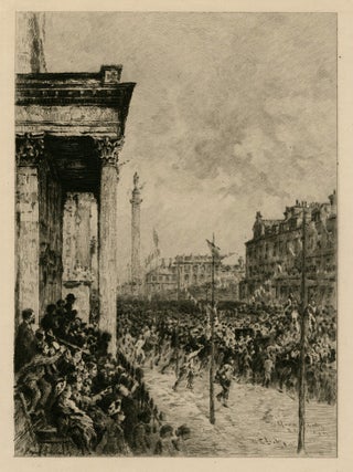 1467 The Queen's Entrance into Edinburgh. Alfred Brunet-Debaines, after William Ewart Lockhart